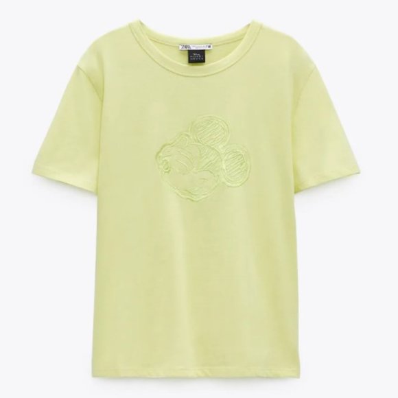Zara ©Disney Mickey Mouse T Shirt - Picture 3 of 6